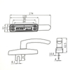 Aluminium-Fenstergriff CZH23