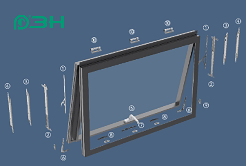 Curtian-Wandfensterbeschl&auml;ge 667