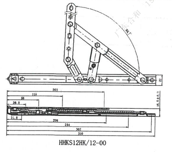 Aluminiumfenster -Reibung Aufenthalt HHKS12HK für Hongkong