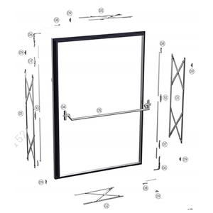 Parallele Fensterhardware