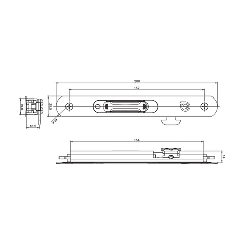 Schiebefallenschloss STG35