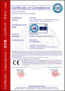 CE von Schiebeschloss